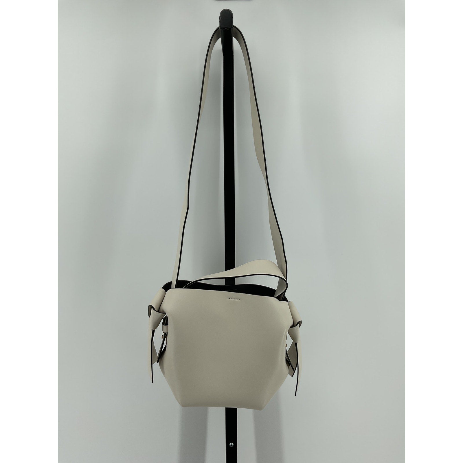 Acne Studios 'Musubi' White Leather Mini Shoulder Bag