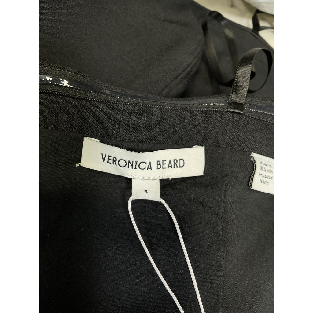 Veronica Beard 'Astrid' Black Strapless Top Size 4 - NWT