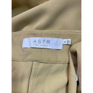 Astr The Label Pleated Maize Boyfriend Pants Size S