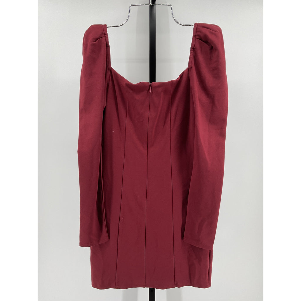 Majorelle 'Fleur' Brown Rayon Mini Dress Size S