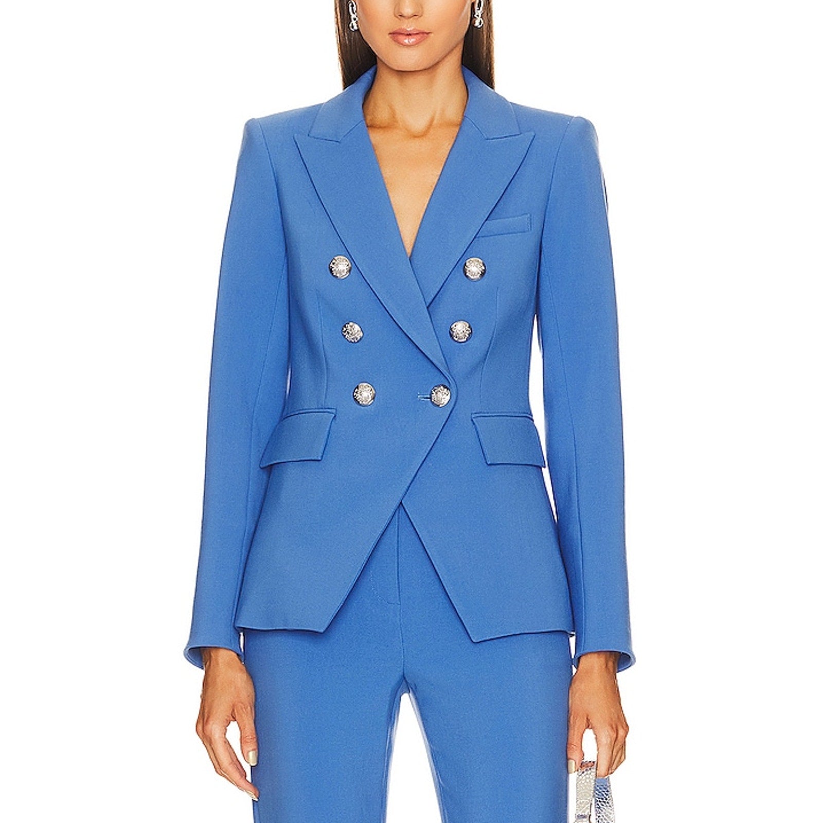 Veronica Beard 'Miller Dickey' Blue Polyester Jacket Size 0