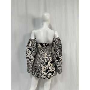 Alexis 'Ellora' Black Viscose Dress Size XXS