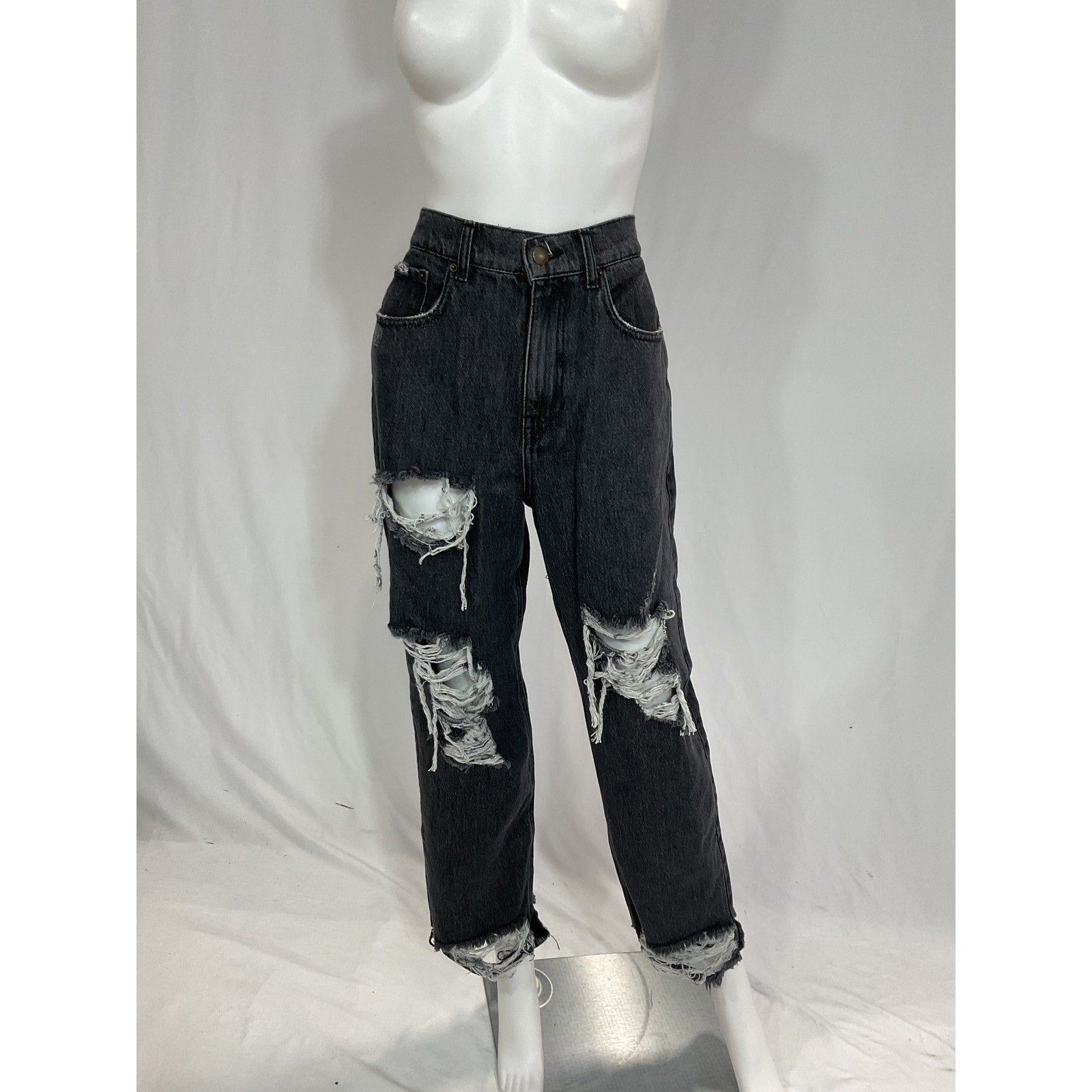 Retrofete 'Maggie' Black Denim Jean Size 28 - NWT