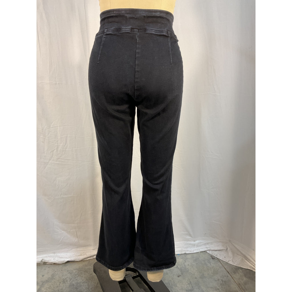 Frame 'The Jetset' Black Crop Mini Boot Pant Size 2