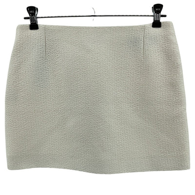 Gucci Textured Off White Boucle Tweed Mini Skirt Size 40 IT