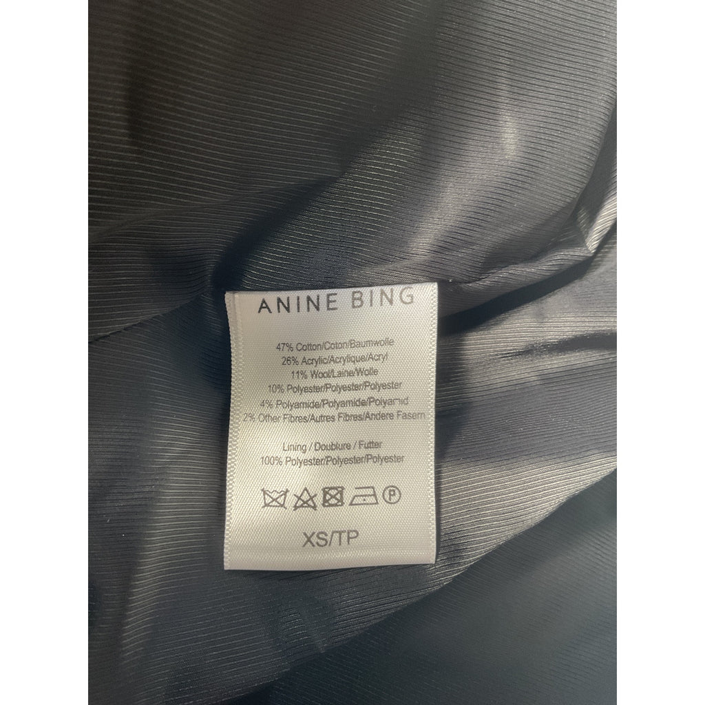Anine Bing 'Dionne' Black Blazer Size XS