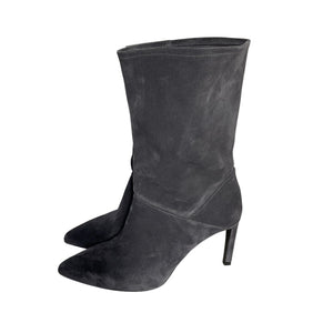 Allsaints Suede Grey Steel Orlana Boots Size EU 40 / US 10