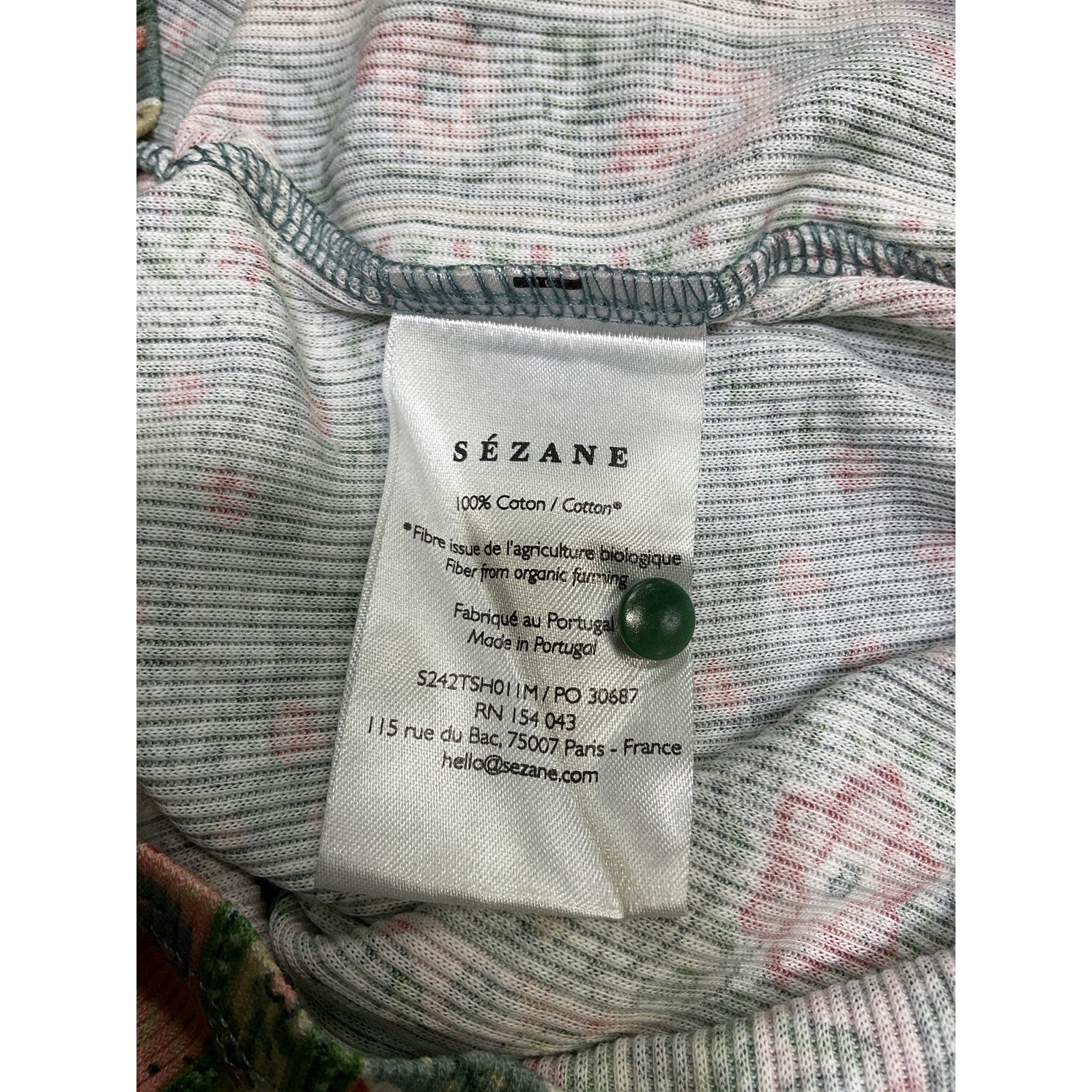 S�zane Jumper Green Cotton Felix Sweater Size XS