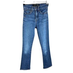 Veronica Beard High Rise Bright Blue Carly Denim Jeans Size 24