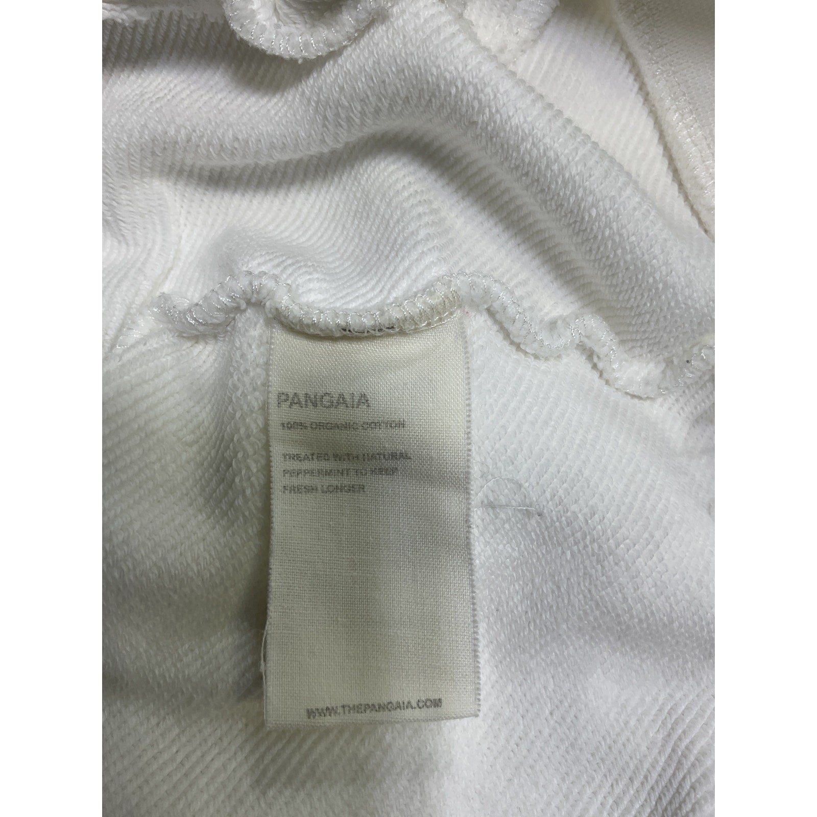 Pangaia '365' Off-White Cotton Midweight Hoodie Size S