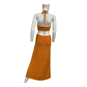 Cult Gaia Knitted Marigold Cameron Dress Size Medium