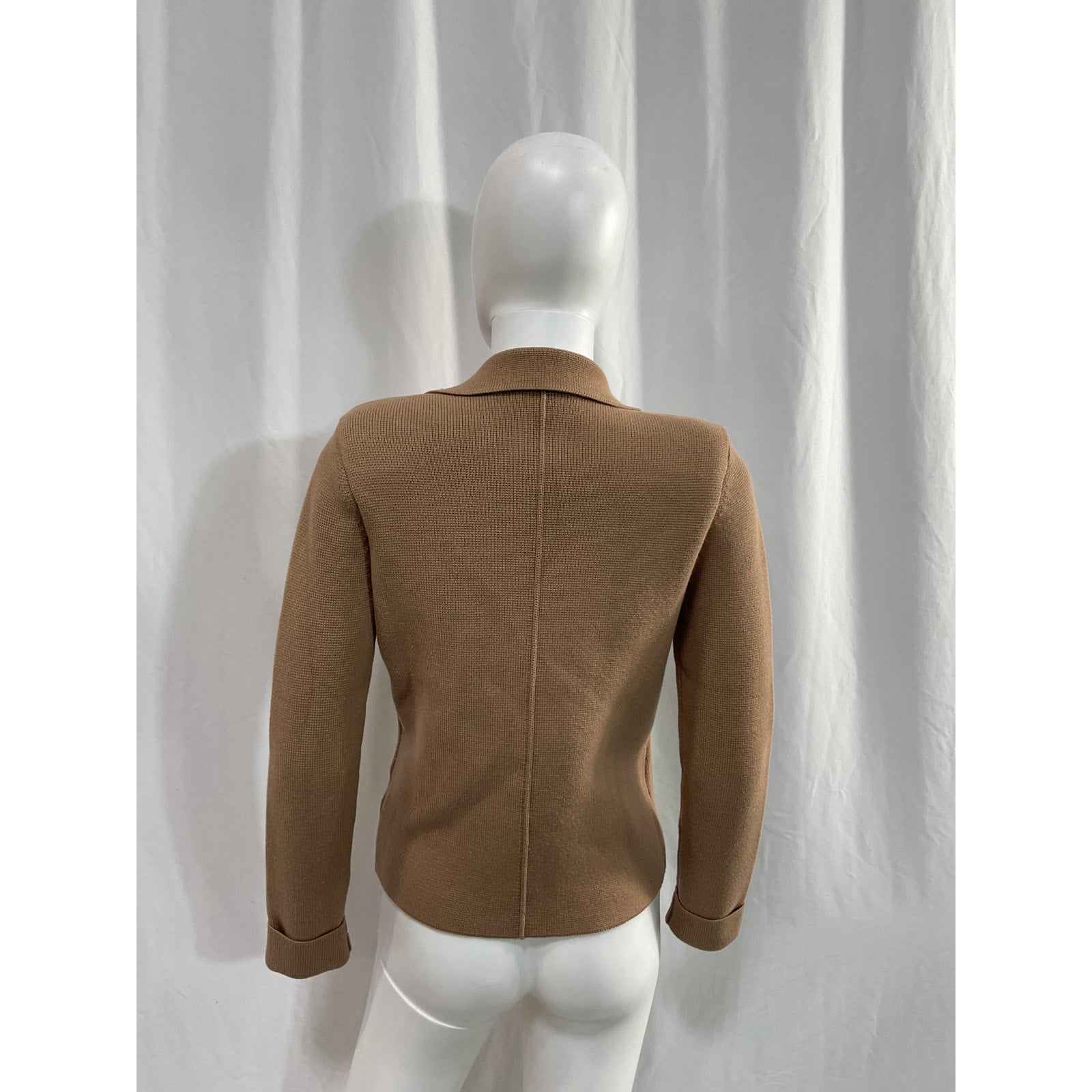 L'Agence 'Sofia' Beige Knit Blazer Size XS