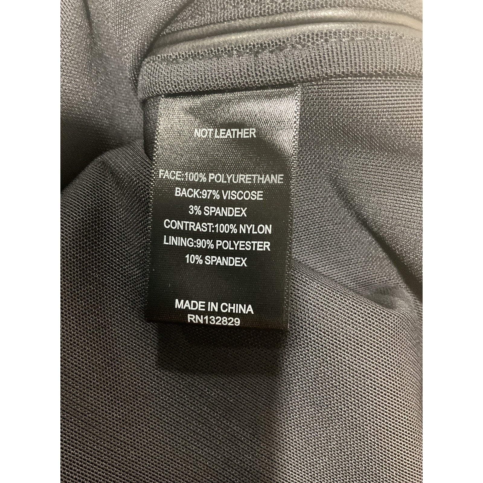 Michael Costello x Revolve 'Wade' Black Polyurethane Mini Dress  Size M