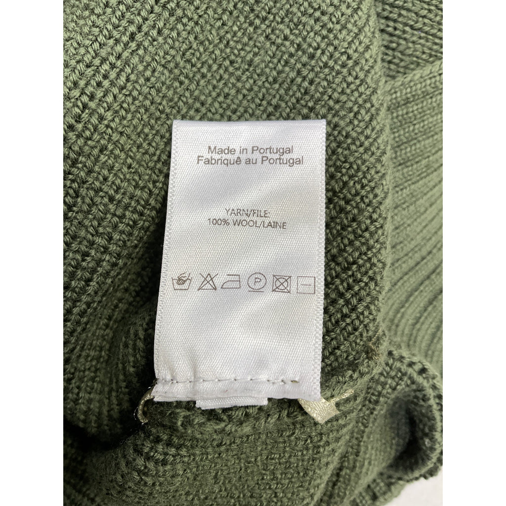 Simone Rocha 'Button-Detailed' Green Wool Sweater Size S