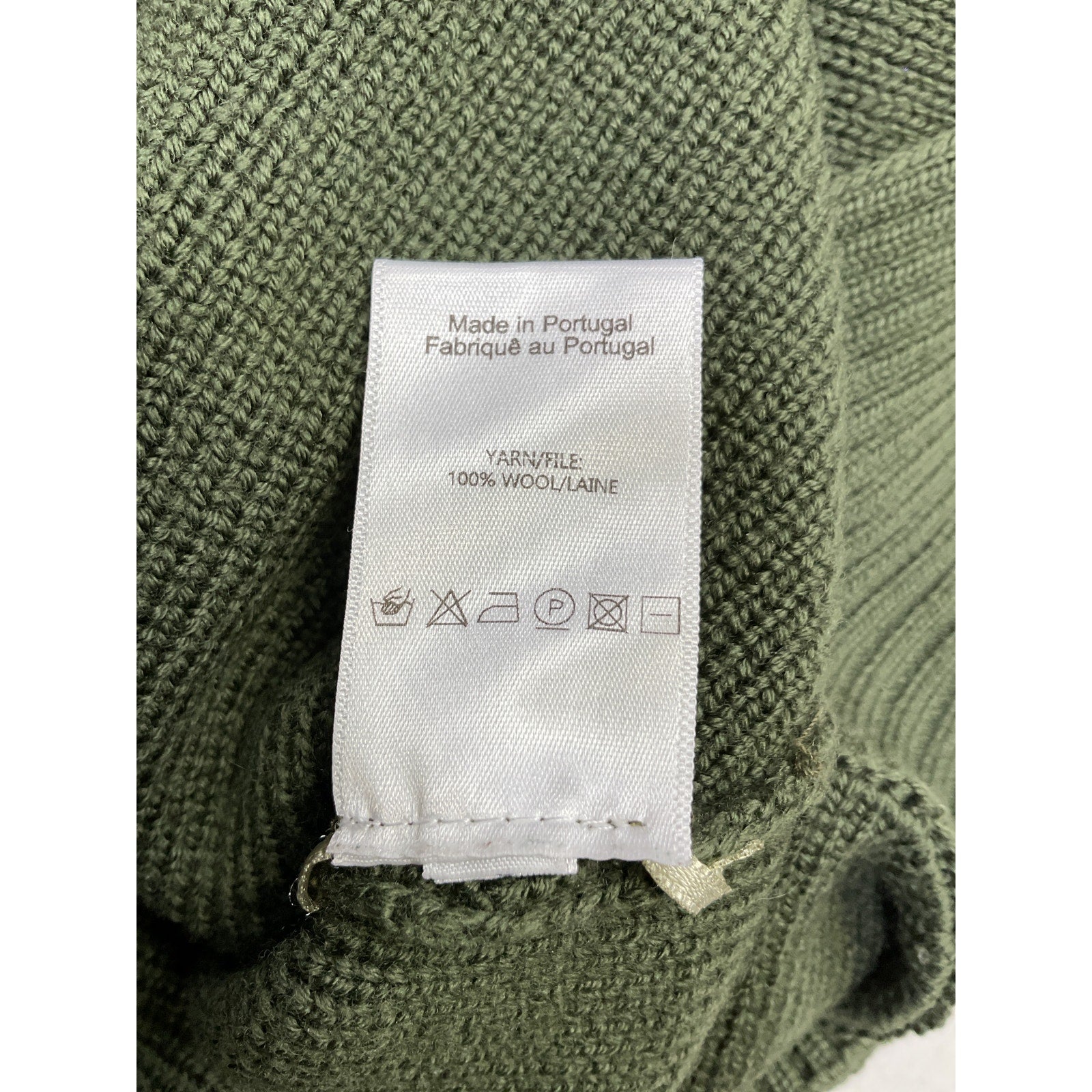 Simone Rocha 'Button-Detailed' Green Wool Sweater Size S