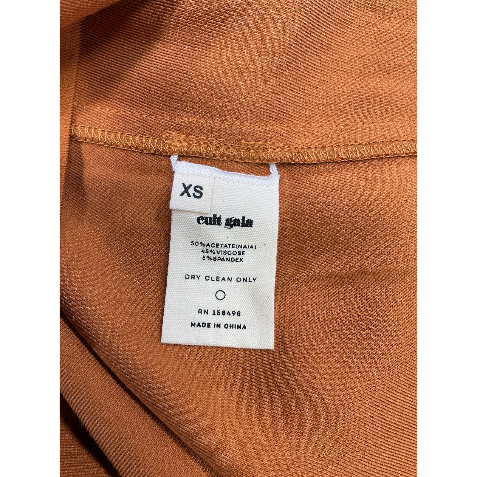 Cult Gaia 'Taja' Brown Cut Out Dress Size XS