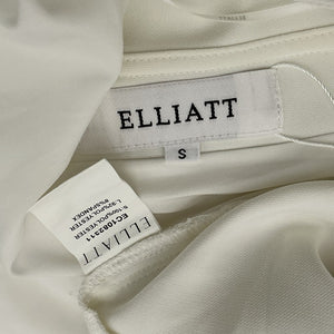 Elliatt Draped White Isadora Gown Size S