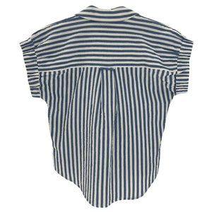 Veronica Beard Striped Multicolor Jean Almera Top Size XS
