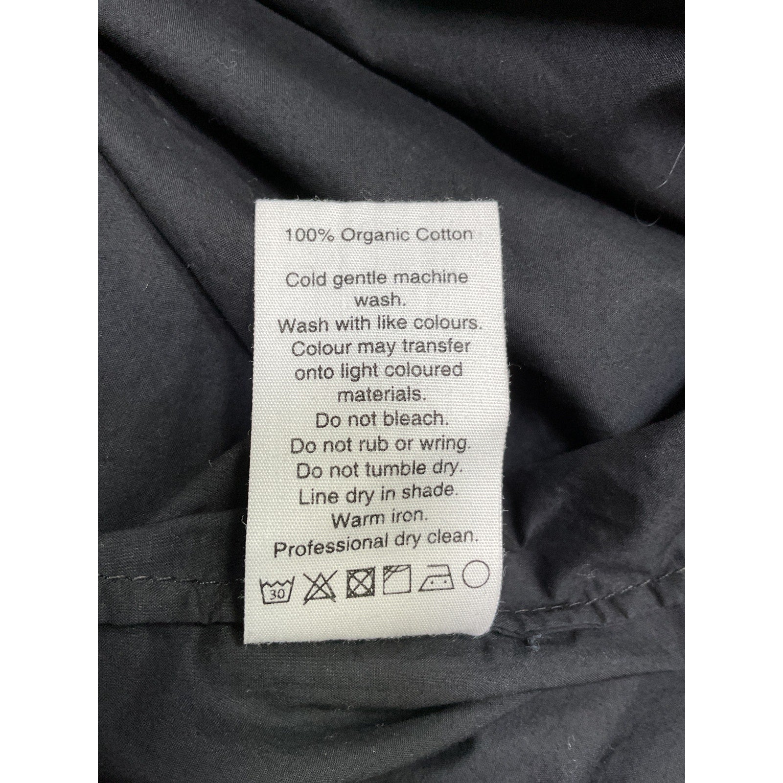 Matteau 'Shirred' Black Cotton Triangle Maxi Dress Size 2