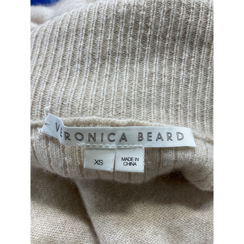 Veronica Beard 'Kressy' White Cashmere Turtleneck Sweater Size XS