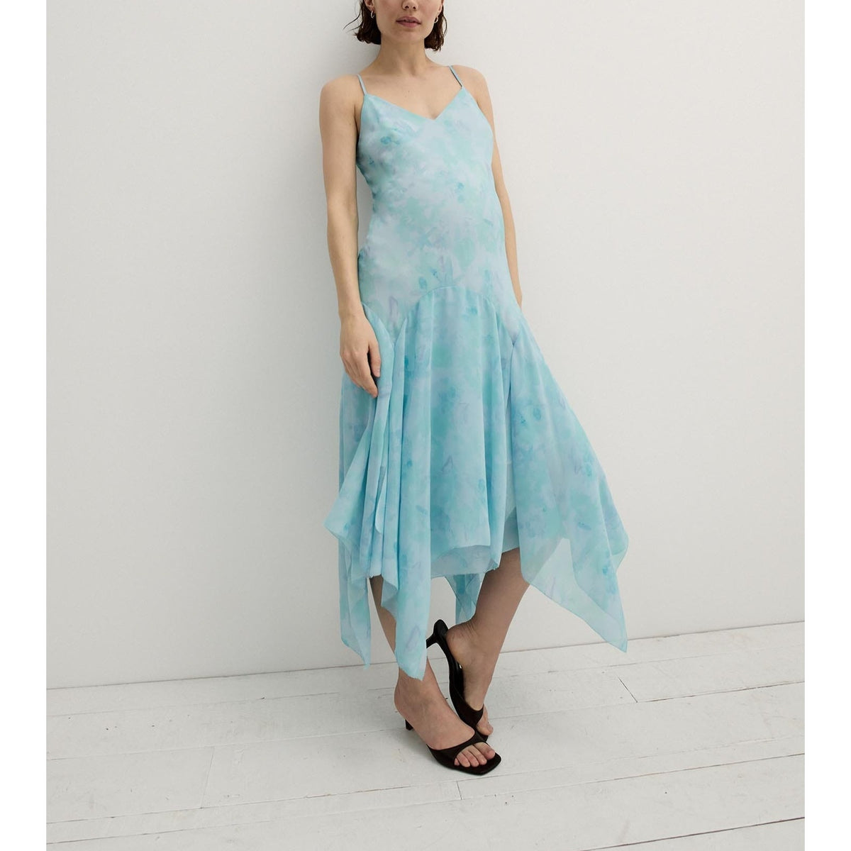 Hatch 'The Annette' Blue Sleeveless Dress Size 3