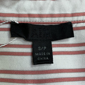 Atm Anthony Thomas Melillo Striped White Boyfriend Shirt Size S