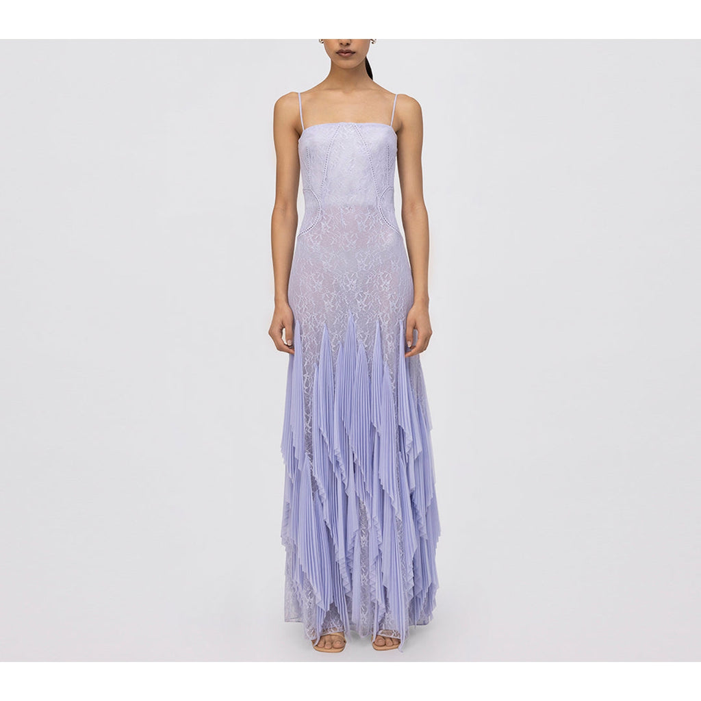 Simkhai 'Gertrude' Blue Polyester Gown Size 4 - NWT