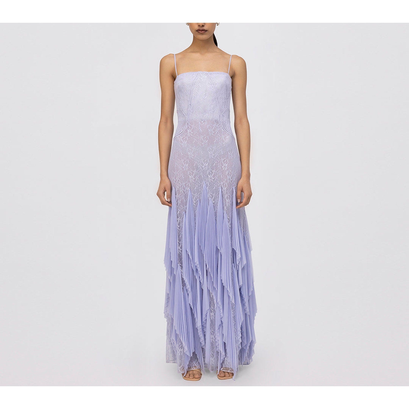 Simkhai 'Gertrude' Blue Polyester Gown Size 4 - NWT