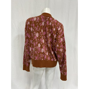 Hemant And Nandita 'Fara' Red Cotton Cardigan Size S