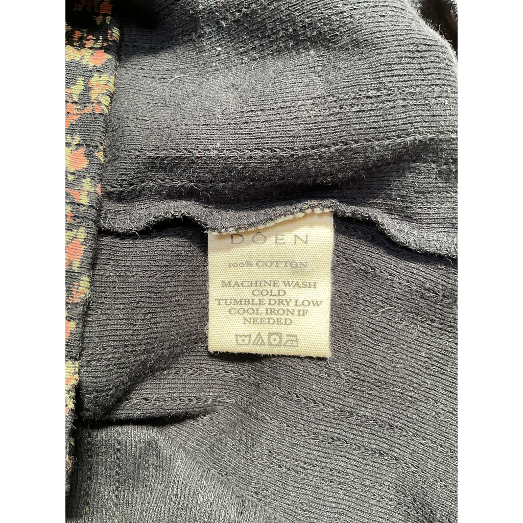 D�en 'Paola' Black Cotton Tee Size M