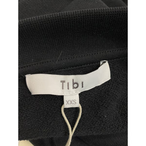 Tibi 'Sculpted' Black Shoulder Sweatshirt Size XXS - NWT