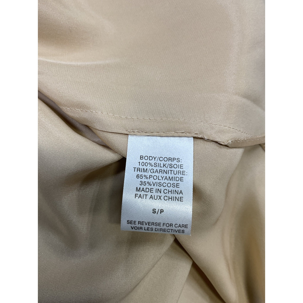 Cami Nyc 'Racer' Tan Charmeuse Cami Top Size S