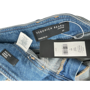 Veronica Beard High Rise Belted Blue Lovisa Shorts Size 27