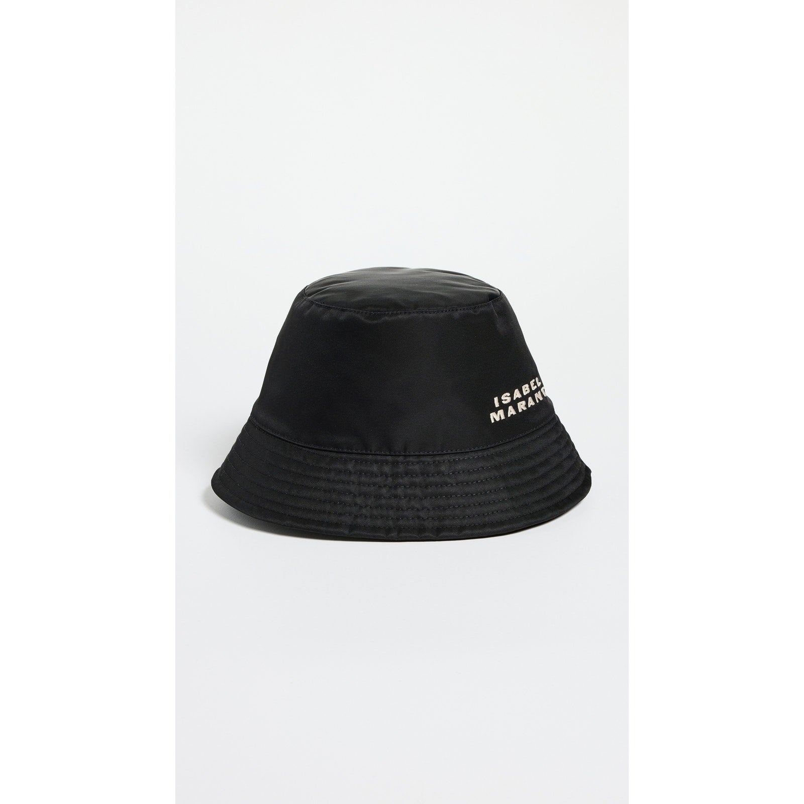 Isabel Marant Black Nylon 'Haley' Logo Hat Size 57 - NWT