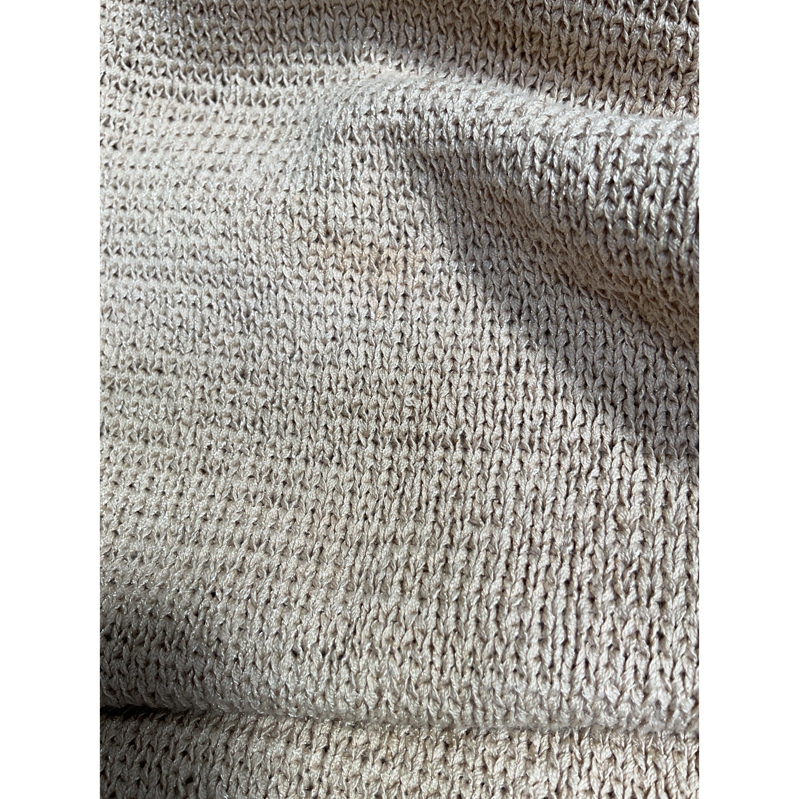 Cult Gaia 'Serita' Beige Cotton Knit Dress Size S