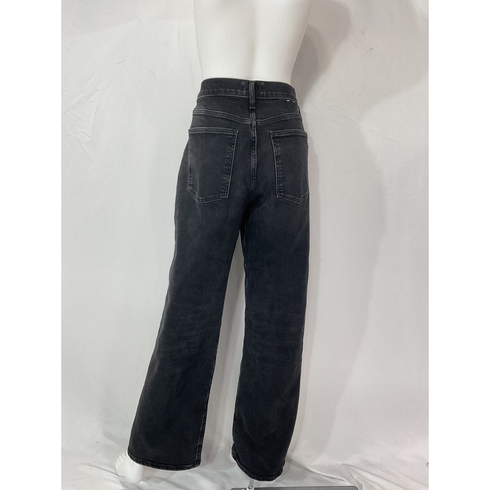 Agolde 'Harper' Black Straight Denim Jean  Size 30