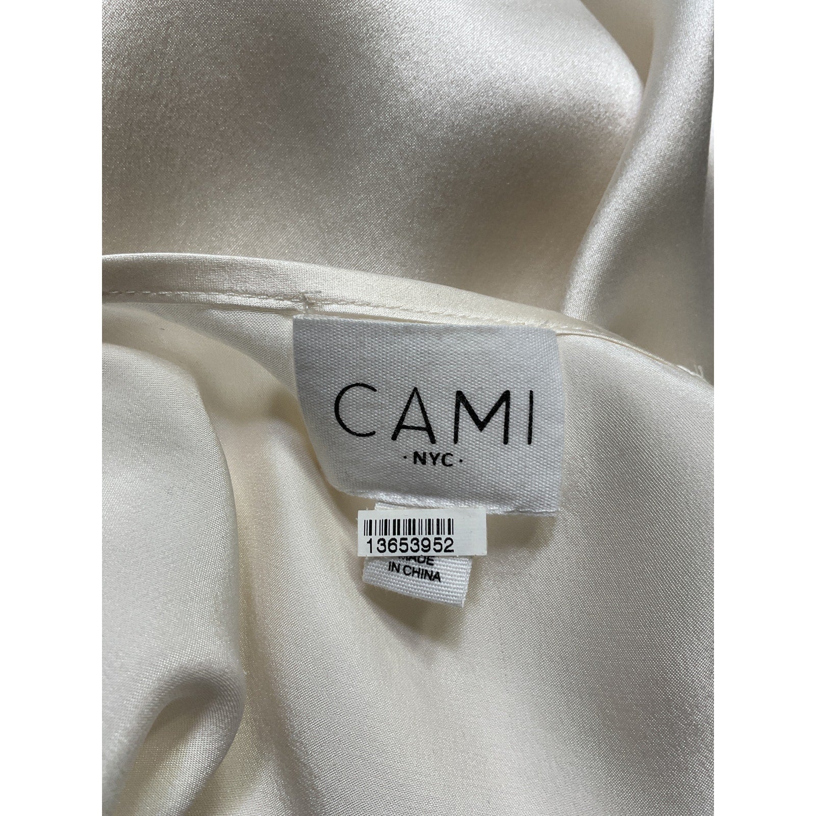 Cami Nyc 'Esme' White Silk Cami Size S