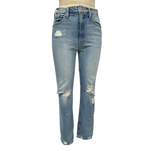 Mother High Rise Blue Rider Skimp Denim Jeans Size 28