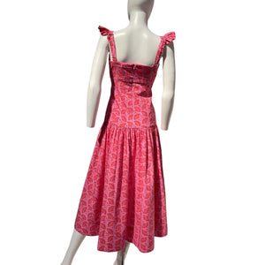 Likely Floral Pink Sherry Dress Size 6