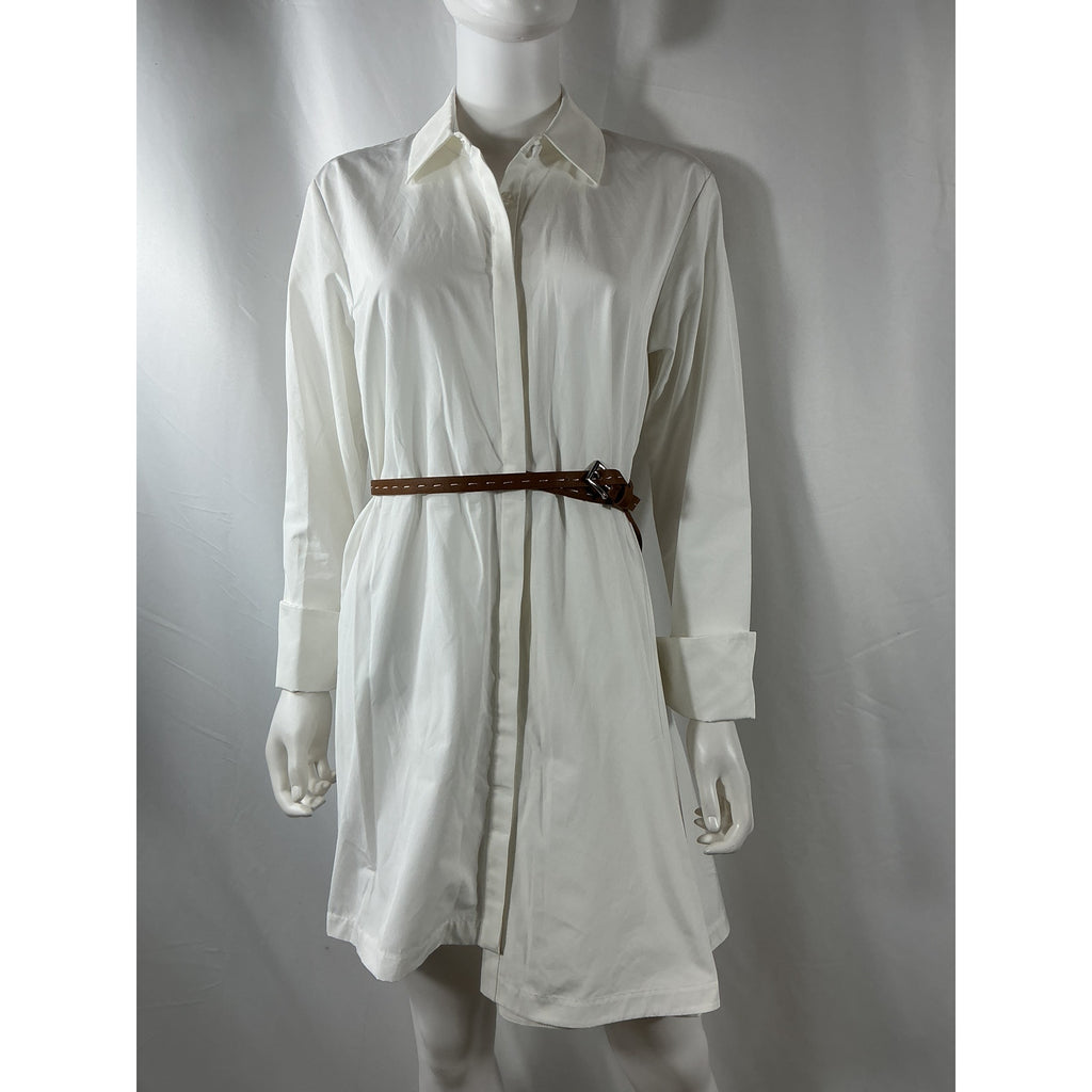 Alexis 'Veni' White Cotton Dress Size M