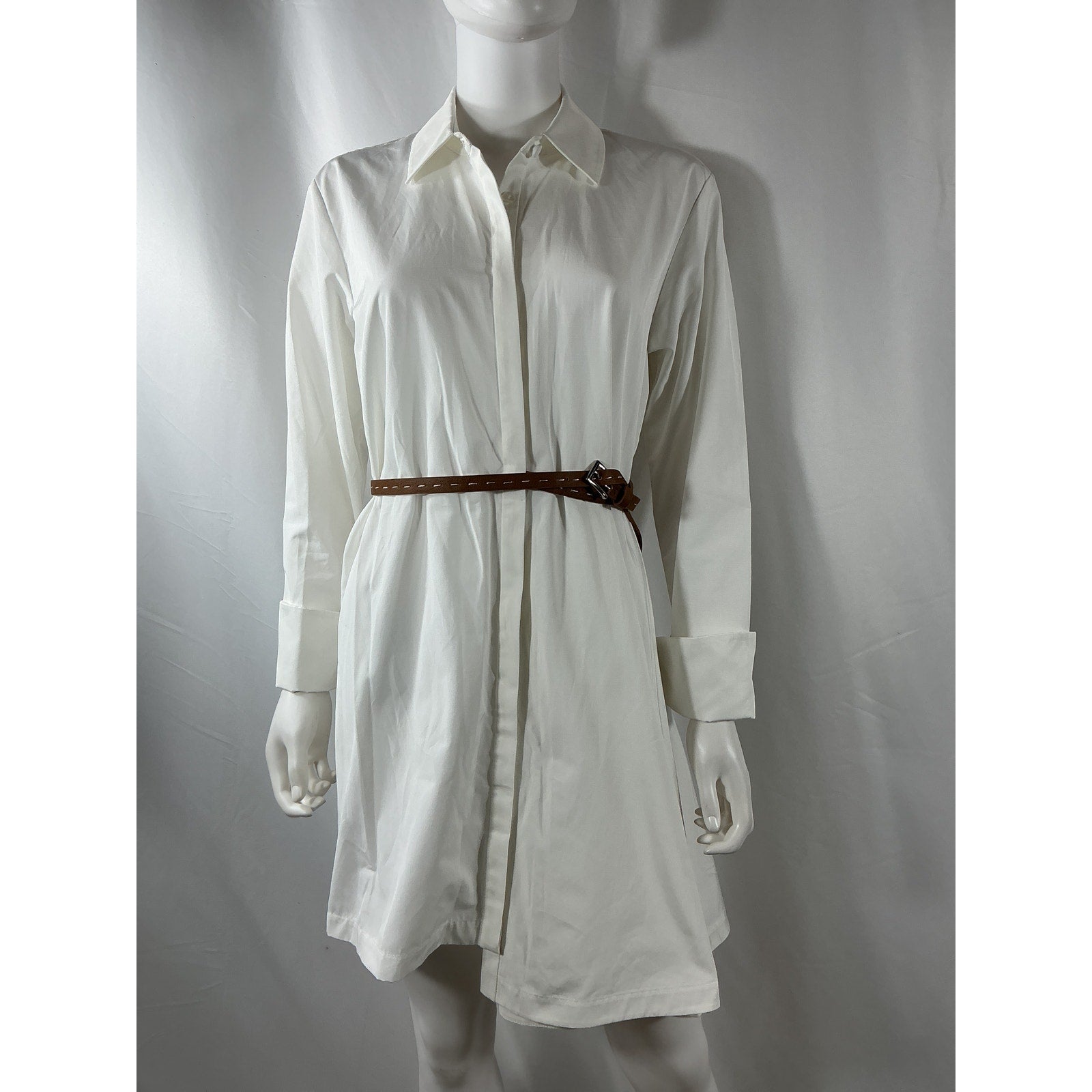 Alexis 'Veni' White Cotton Dress Size M