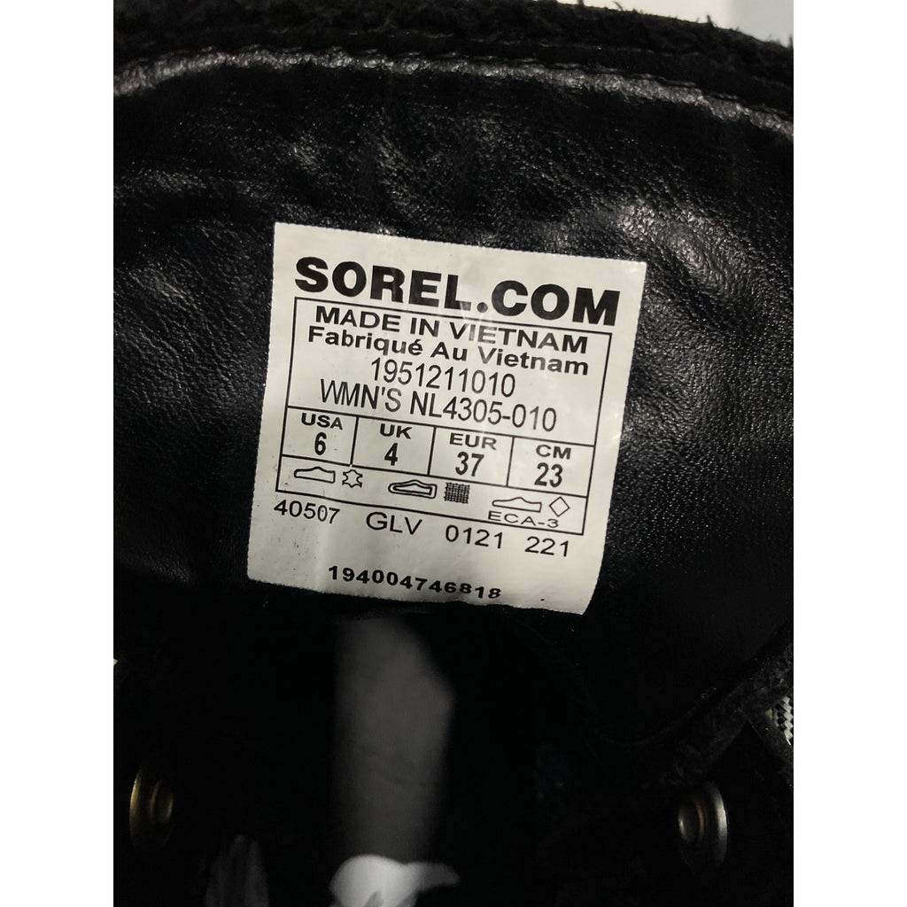 Sorel 50mm Black Brex Boot Lace With Chu Size 6B