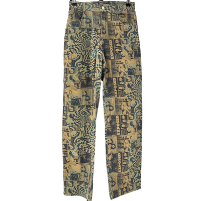 Miaou Graphic Multicolor Fargo Pants Size XS