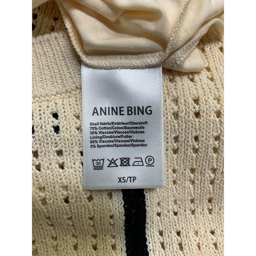 Anine Bing 'Lanie' White Cotton Dress Size XS - NWT