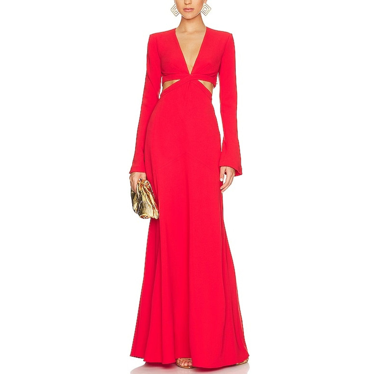 A.L.C. Cutout Red Issa Dress Size 6