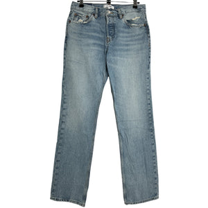 Re/Done Classic Blue Easy Straight Denim Jeans Size 27