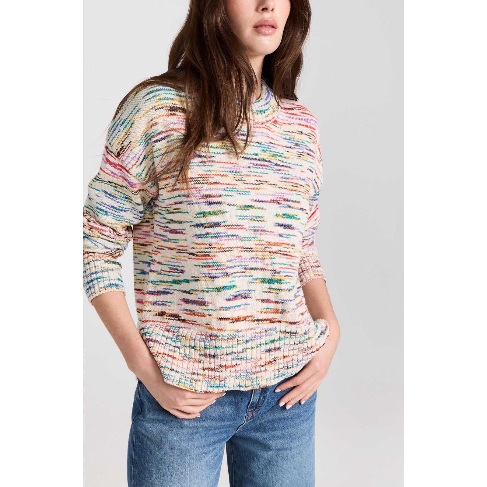 Veronica Beard 'Jean' White Gerona Crewnewck Stripe Sweater Size XS