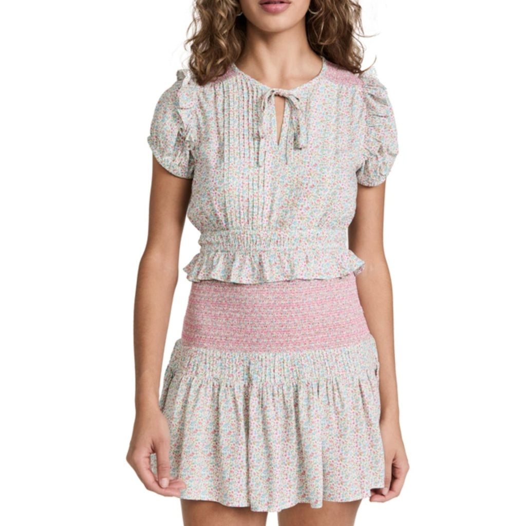 Loveshackfancy 'Toto' Pink Mini Dress Size XS