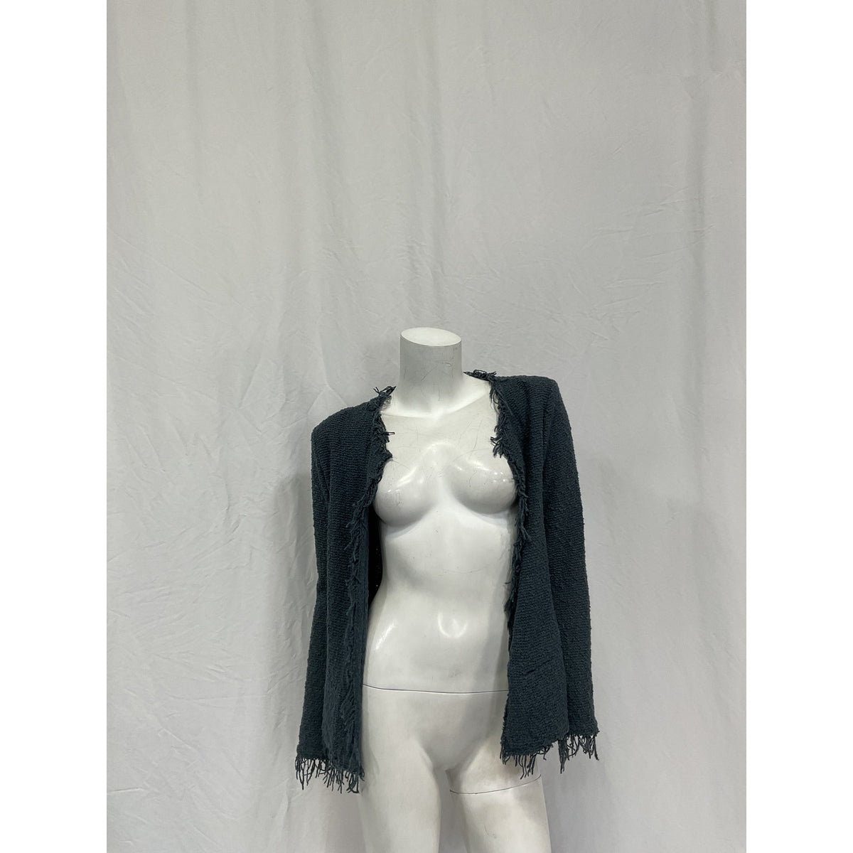 Iro 'Shavani' Blue Cotton Jacket Size 36