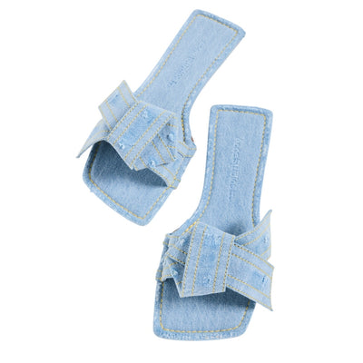 Acne Studios Denim Blue Musubi Sandals Size 37 EU / 7 US